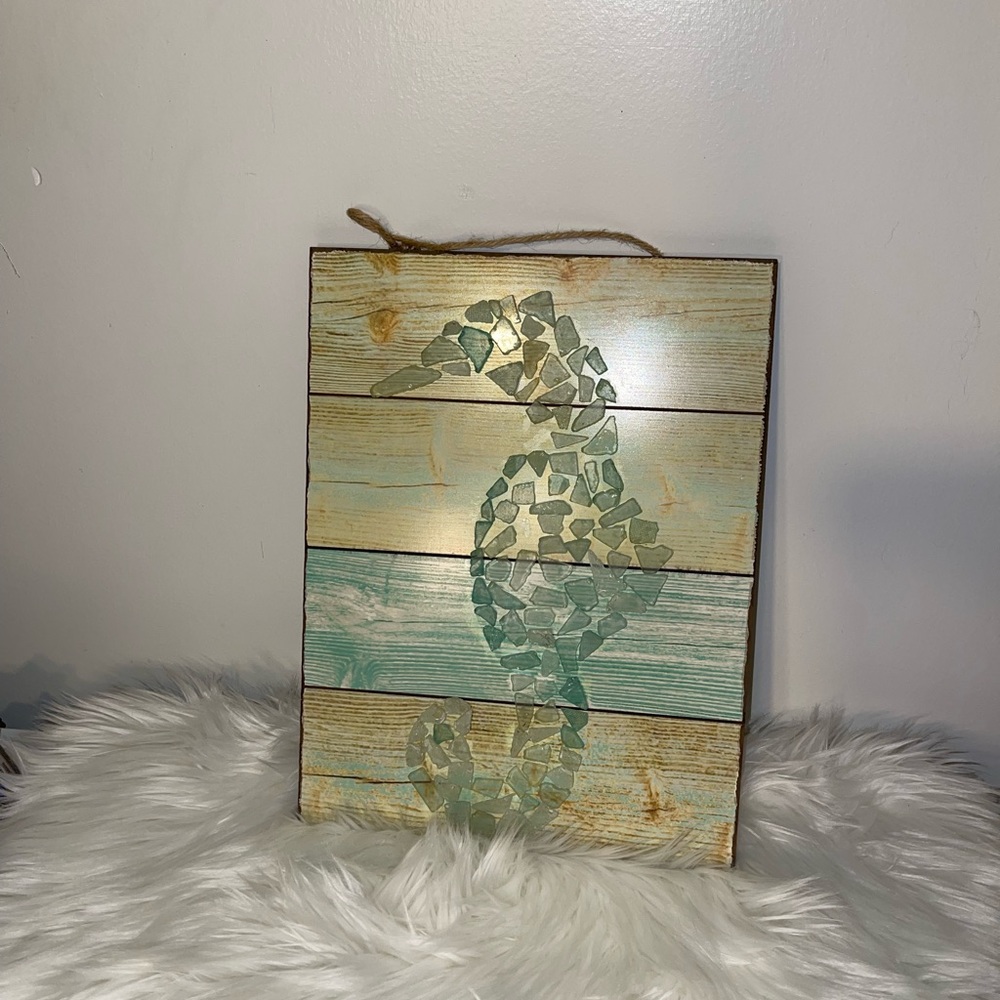 Seahorse wall art